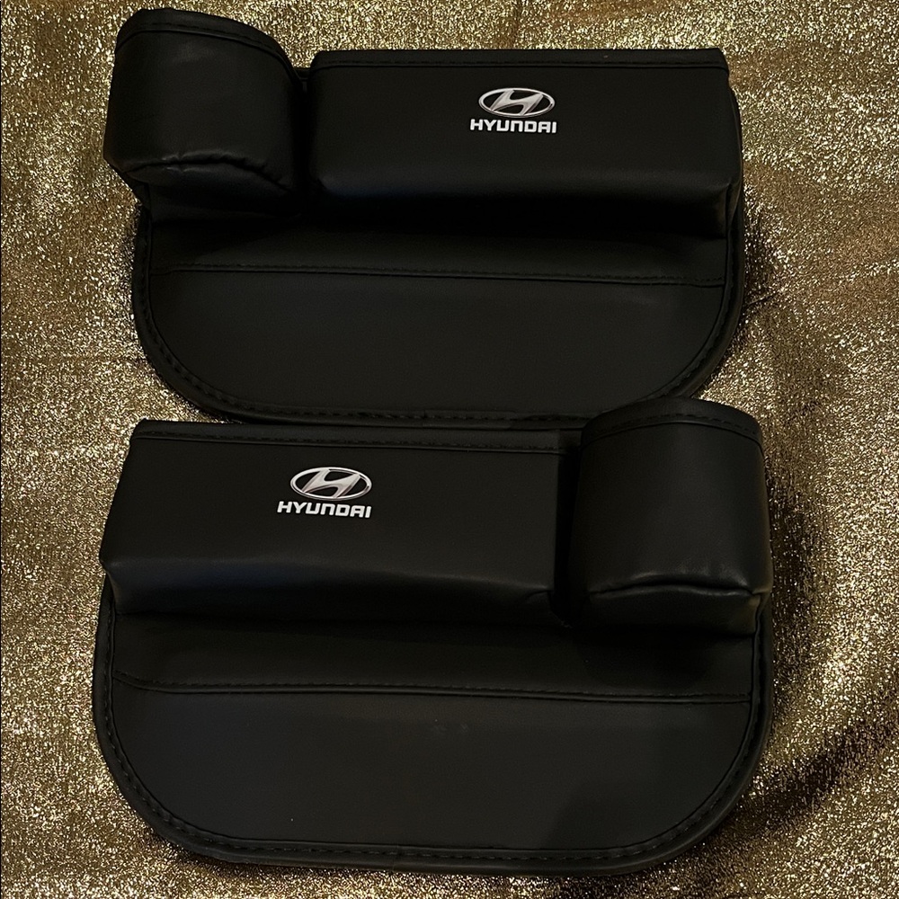 2 Hyundai Black Car Seat Organizers for Driver &   Sides